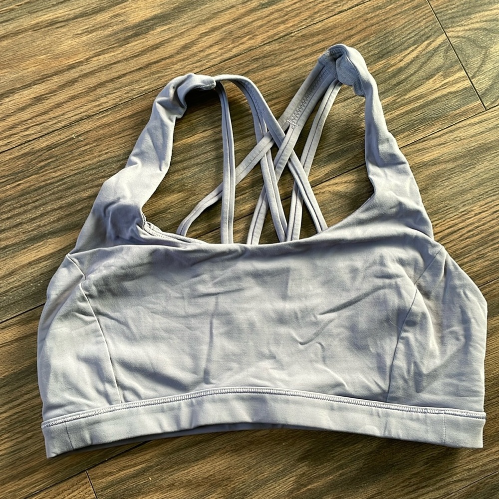 Lululemon strappy bra - lavender